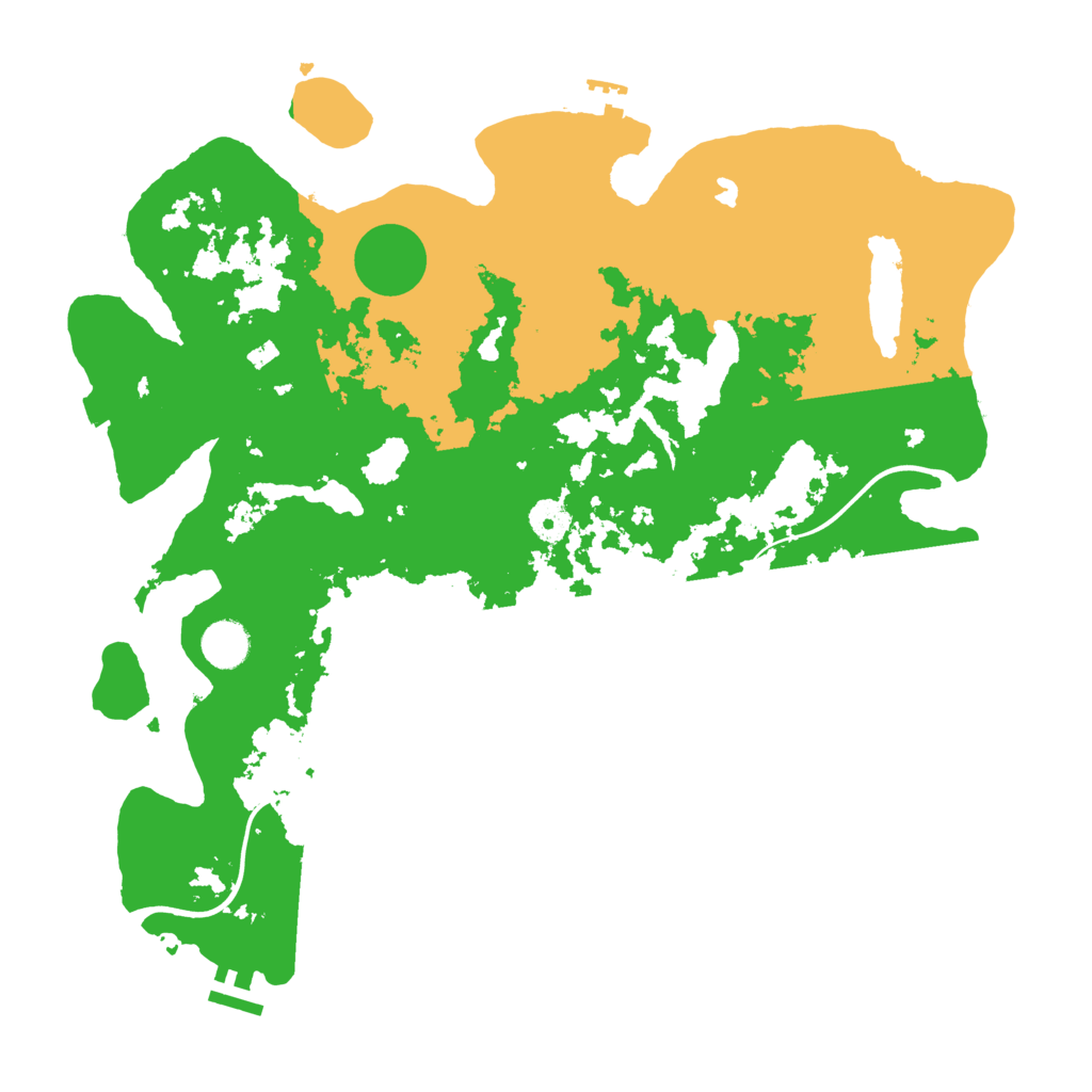 Biome Rust Map: Procedural Map, Size: 4000, Seed: 314089