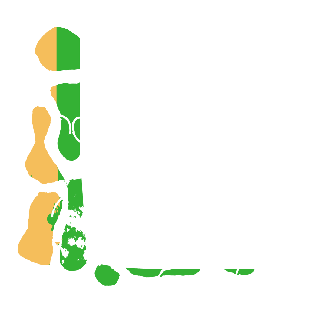 Biome Rust Map: Procedural Map, Size: 3550, Seed: 590399