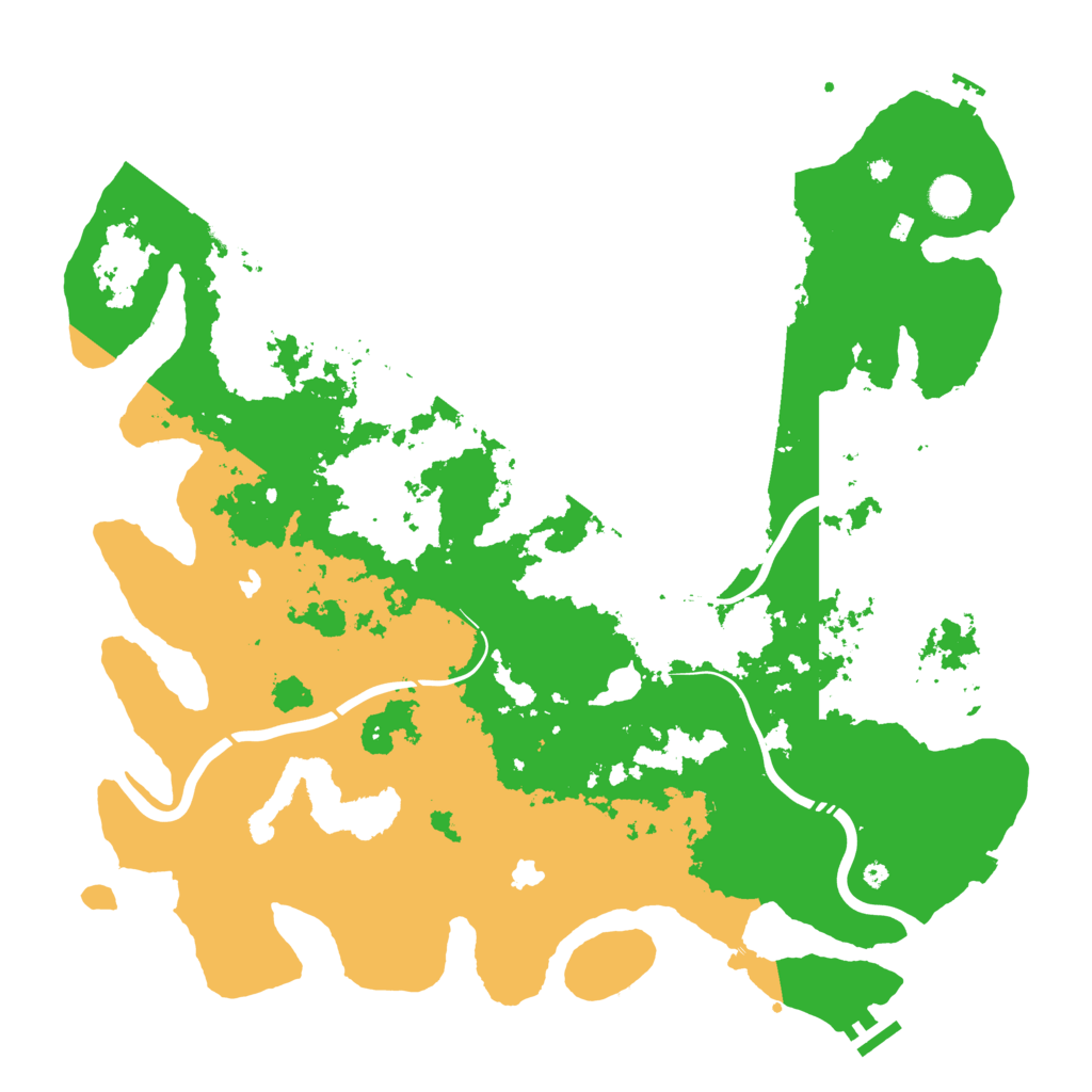 Biome Rust Map: Procedural Map, Size: 4500, Seed: 1414484232