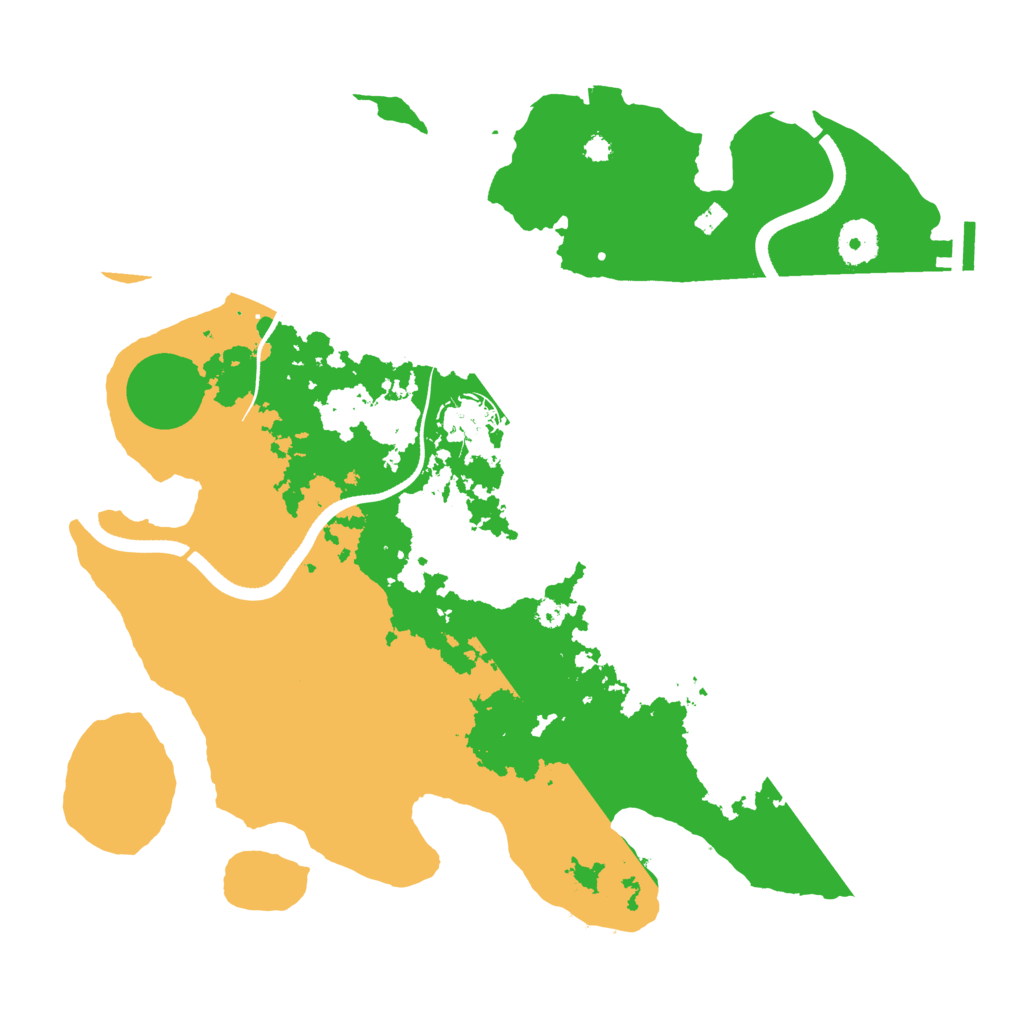 Biome Rust Map: Procedural Map, Size: 3550, Seed: 658078