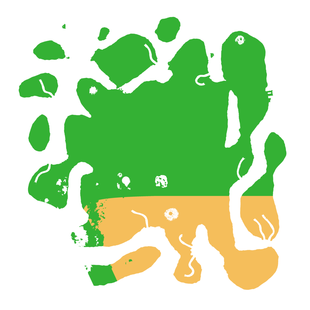 Biome Rust Map: Procedural Map, Size: 3550, Seed: 59645