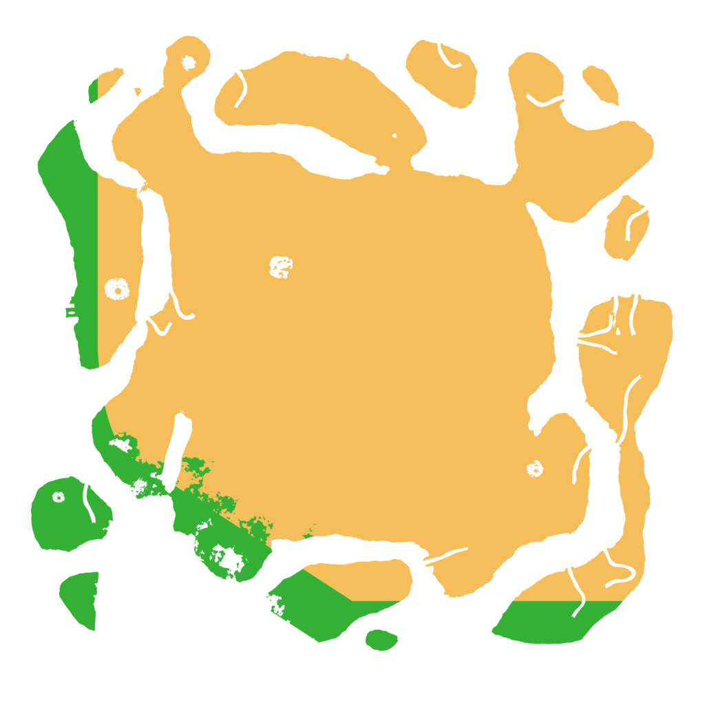 Biome Rust Map: Procedural Map, Size: 4500, Seed: 10539