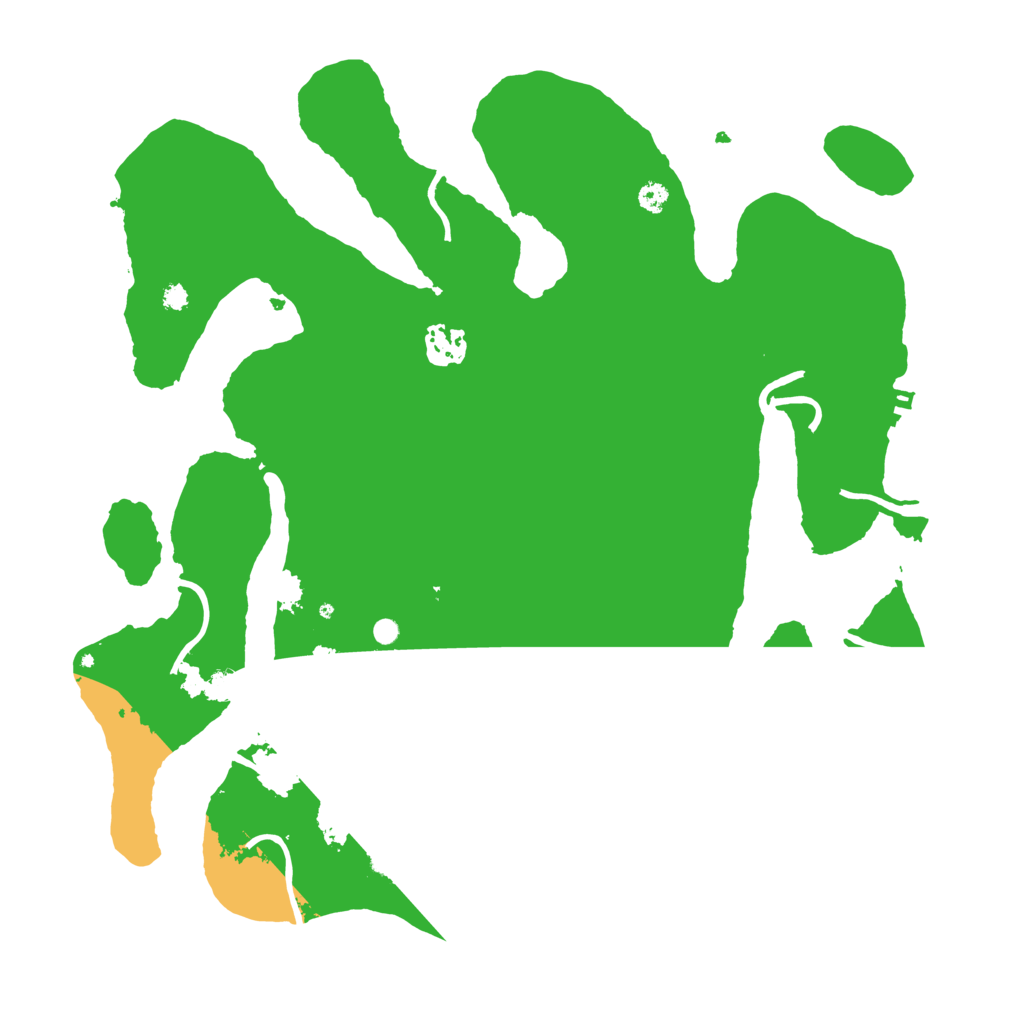 Biome Rust Map: Procedural Map, Size: 3550, Seed: 413374