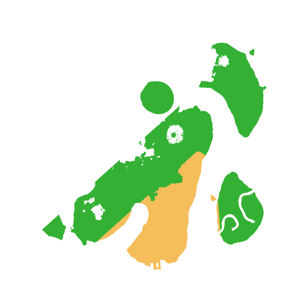 Biome Rust Map: Procedural Map, Size: 2500, Seed: 46856659