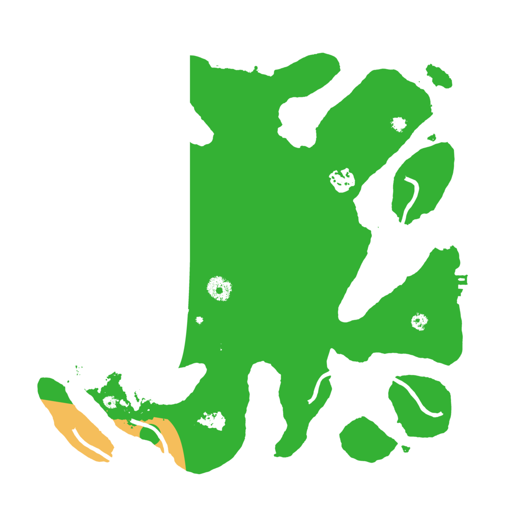 Biome Rust Map: Procedural Map, Size: 3200, Seed: 21021993