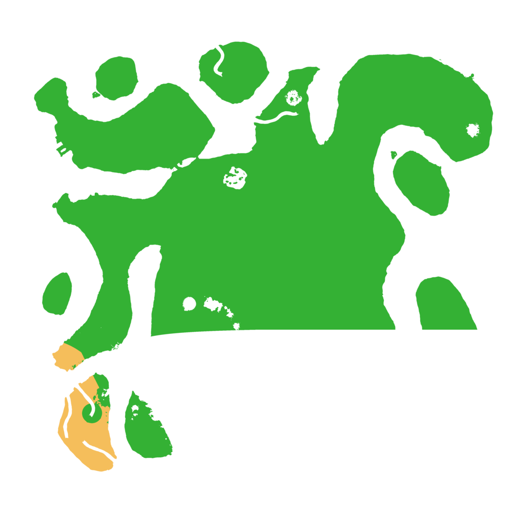 Biome Rust Map: Procedural Map, Size: 3500, Seed: 3363004