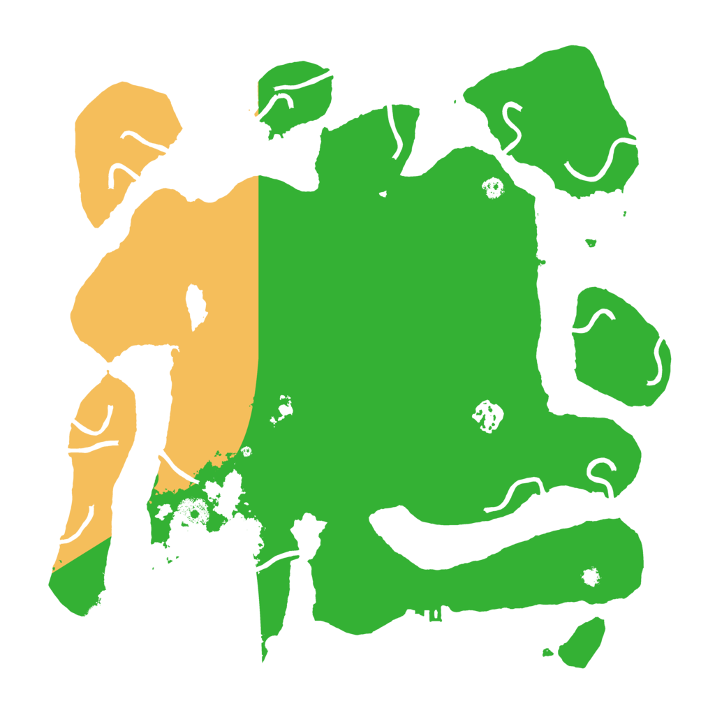 Biome Rust Map: Procedural Map, Size: 3550, Seed: 729056