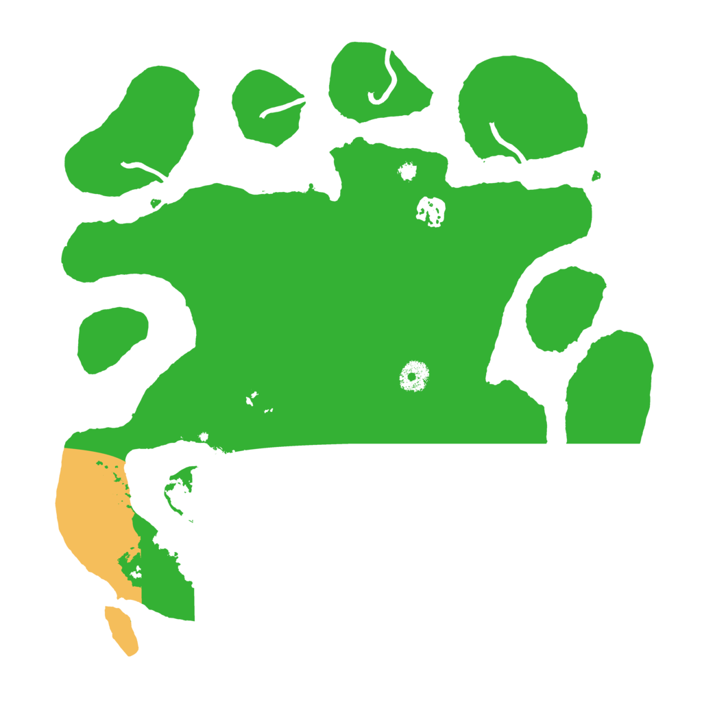 Biome Rust Map: Procedural Map, Size: 3500, Seed: 114549473