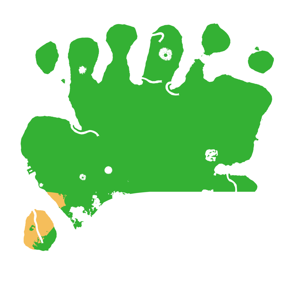 Biome Rust Map: Procedural Map, Size: 3500, Seed: 1666261476