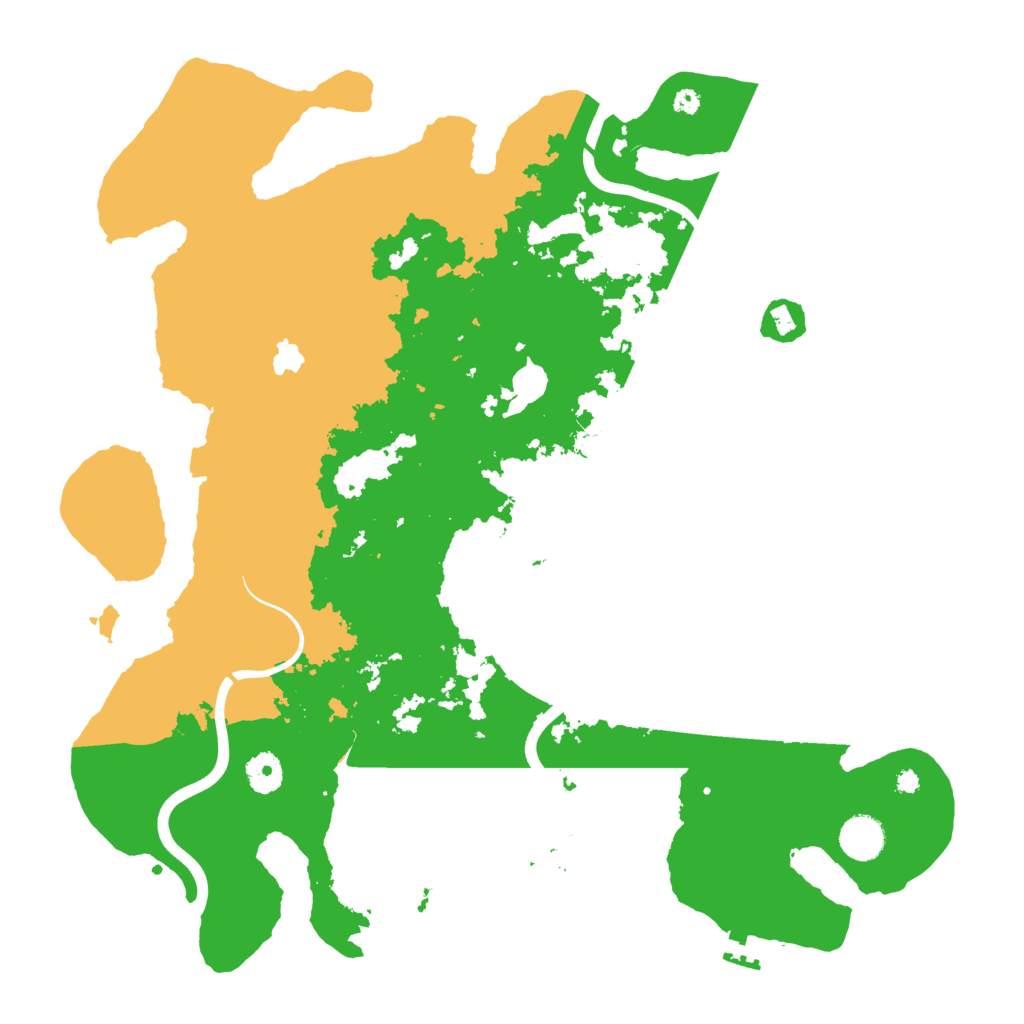 Biome Rust Map: Procedural Map, Size: 4000, Seed: 167350