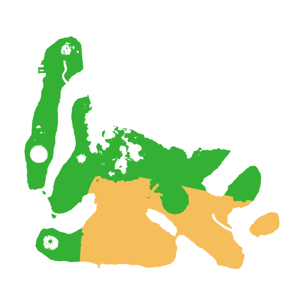 Biome Rust Map: Procedural Map, Size: 3000, Seed: 872591692