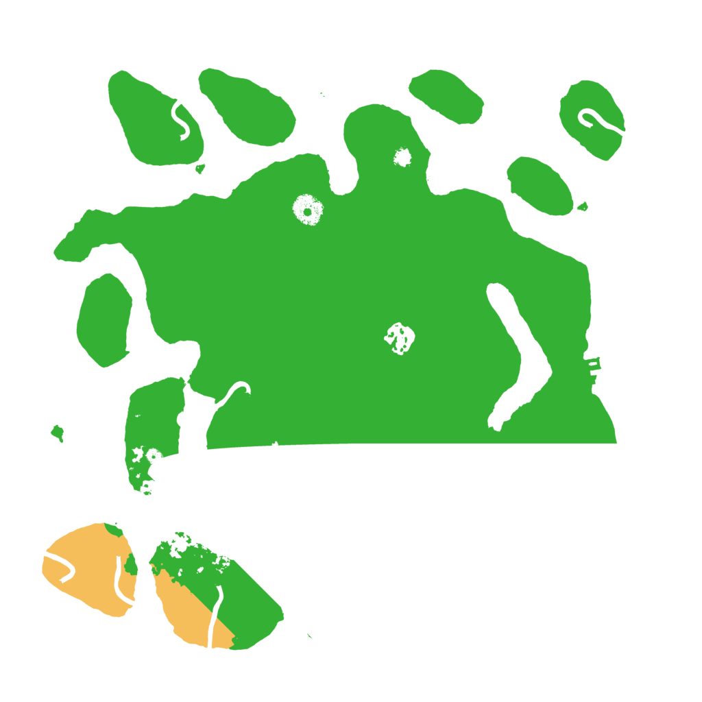 Biome Rust Map: Procedural Map, Size: 3550, Seed: 307869