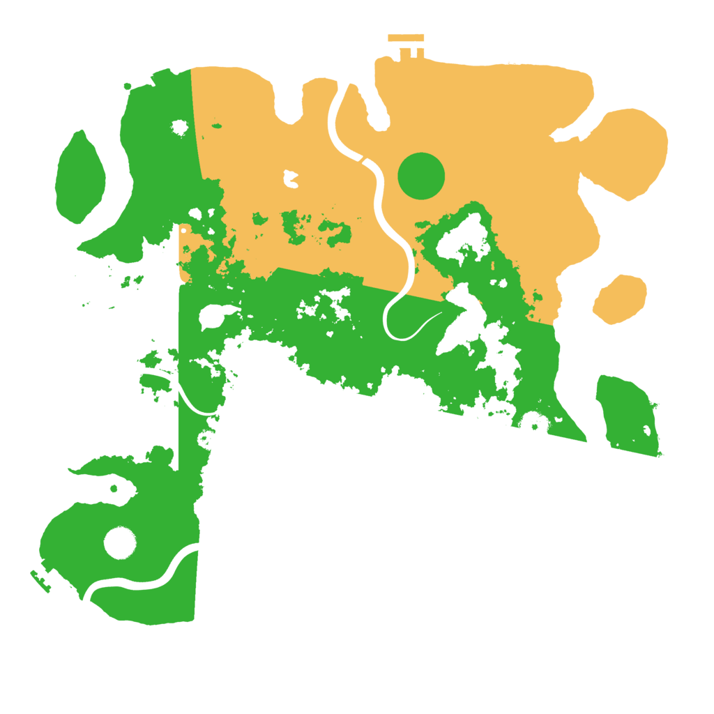 Biome Rust Map: Procedural Map, Size: 4000, Seed: 106219