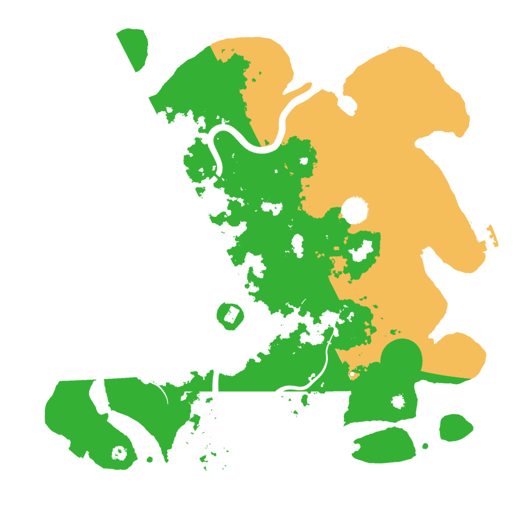 Biome Rust Map: Procedural Map, Size: 3500, Seed: 2053907360