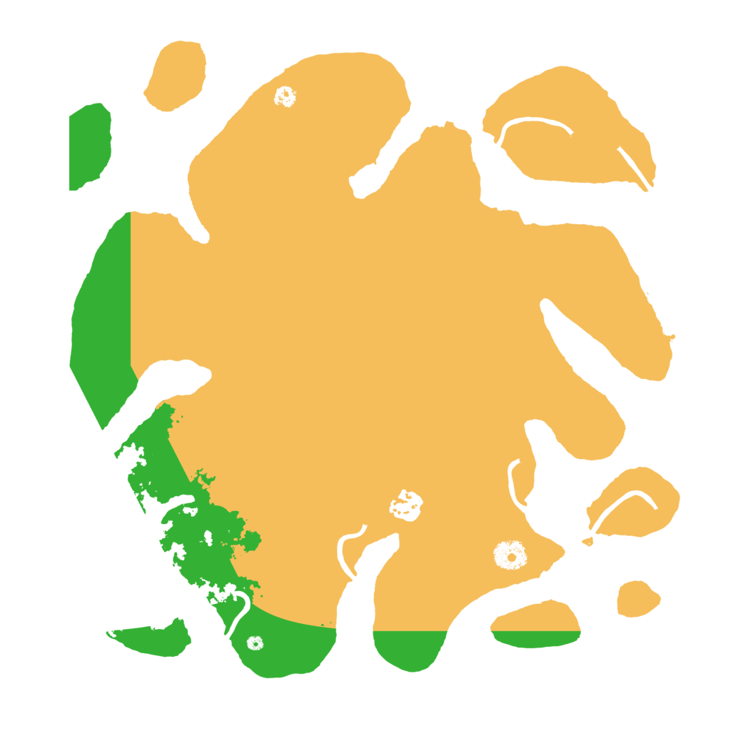 Biome Rust Map: Procedural Map, Size: 3500, Seed: 2053907360