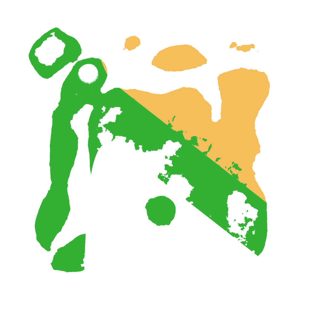 Biome Rust Map: Barren, Size: 2900, Seed: 37136