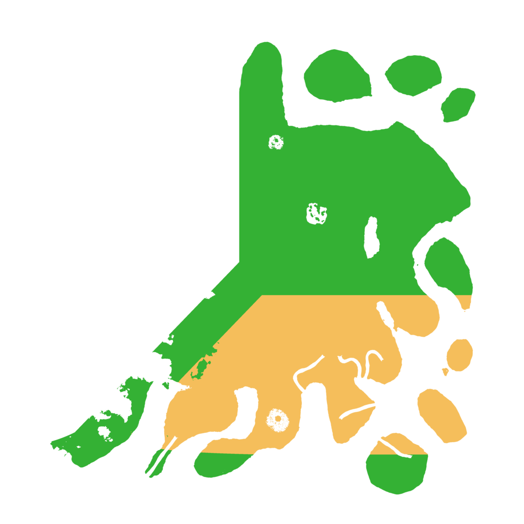 Biome Rust Map: Procedural Map, Size: 3550, Seed: 865448