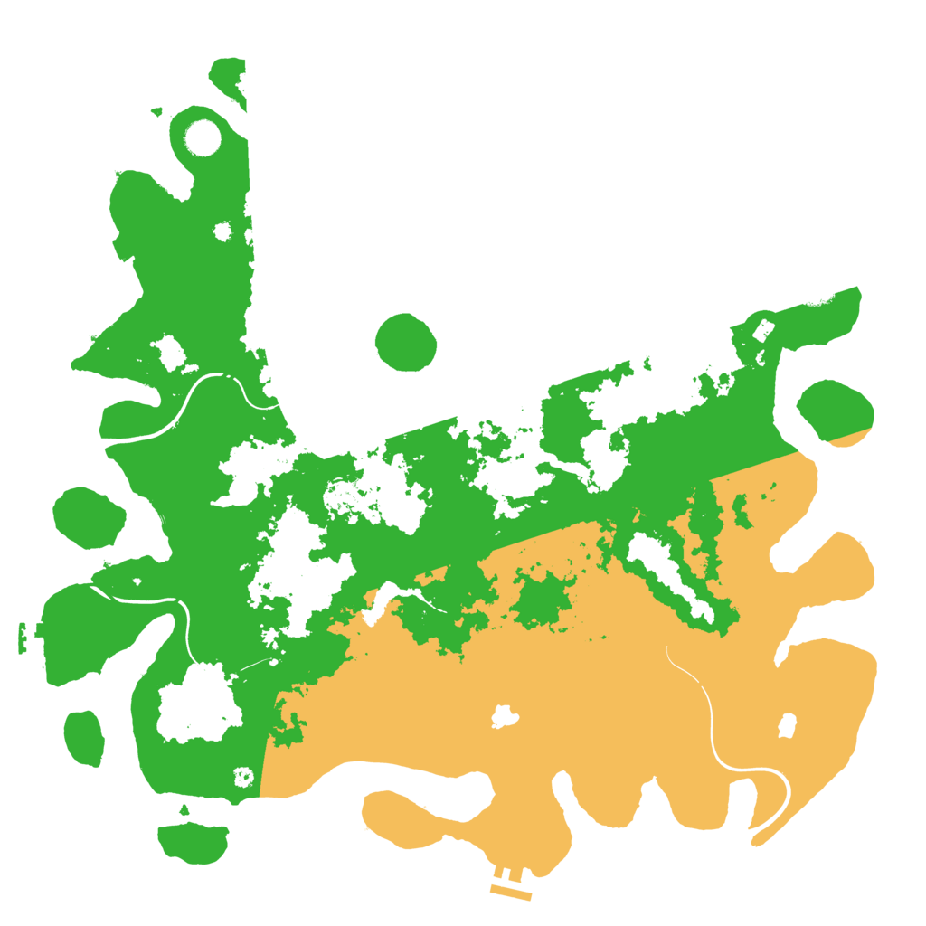 Biome Rust Map: Procedural Map, Size: 4500, Seed: 2759249