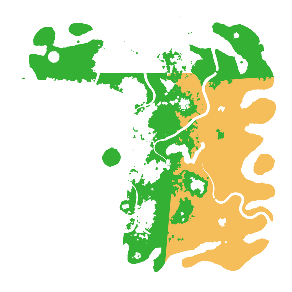 Biome Rust Map: Procedural Map, Size: 4500, Seed: 3868212