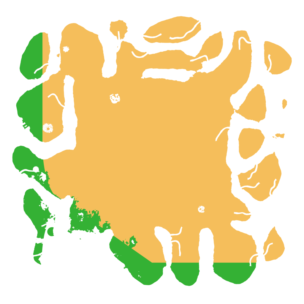 Biome Rust Map: Procedural Map, Size: 4500, Seed: 5240381