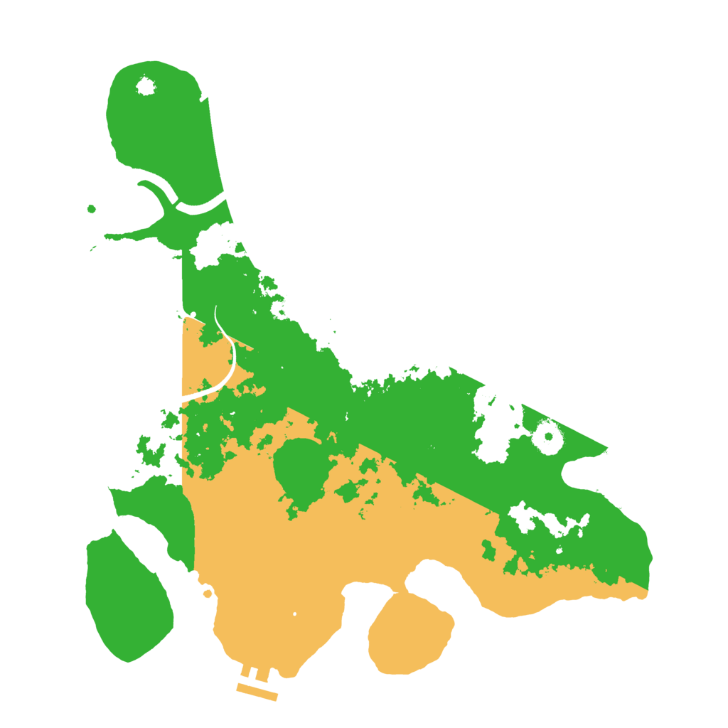 Biome Rust Map: Procedural Map, Size: 3550, Seed: 47467