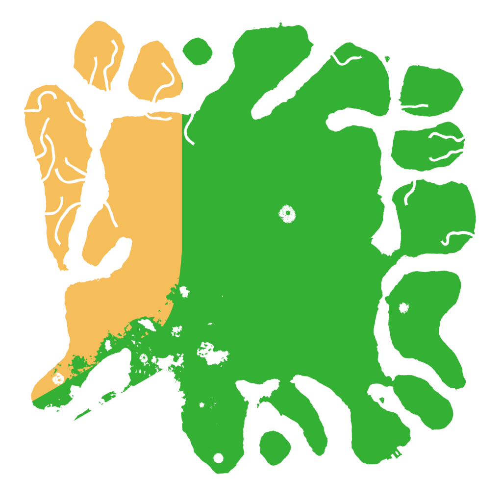 Biome Rust Map: Procedural Map, Size: 4500, Seed: 5560698