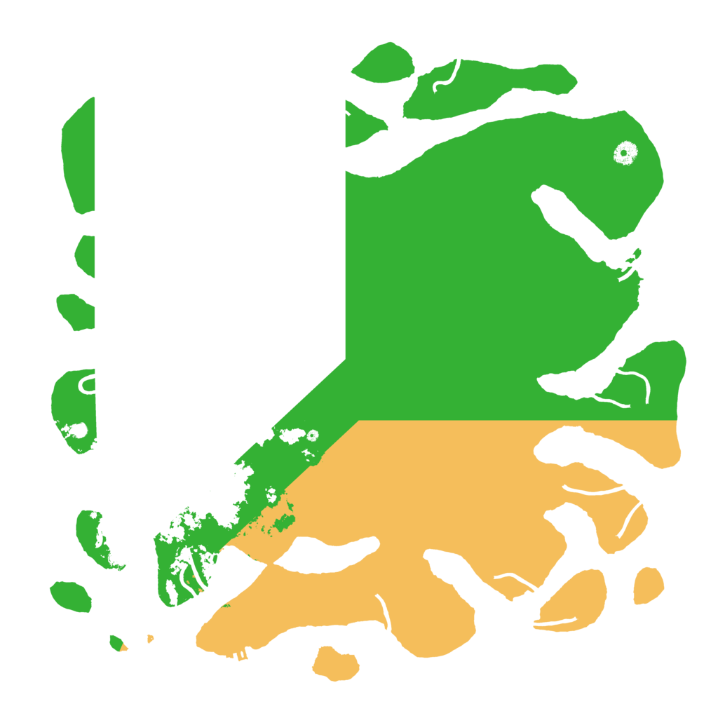 Biome Rust Map: Procedural Map, Size: 4600, Seed: 84327