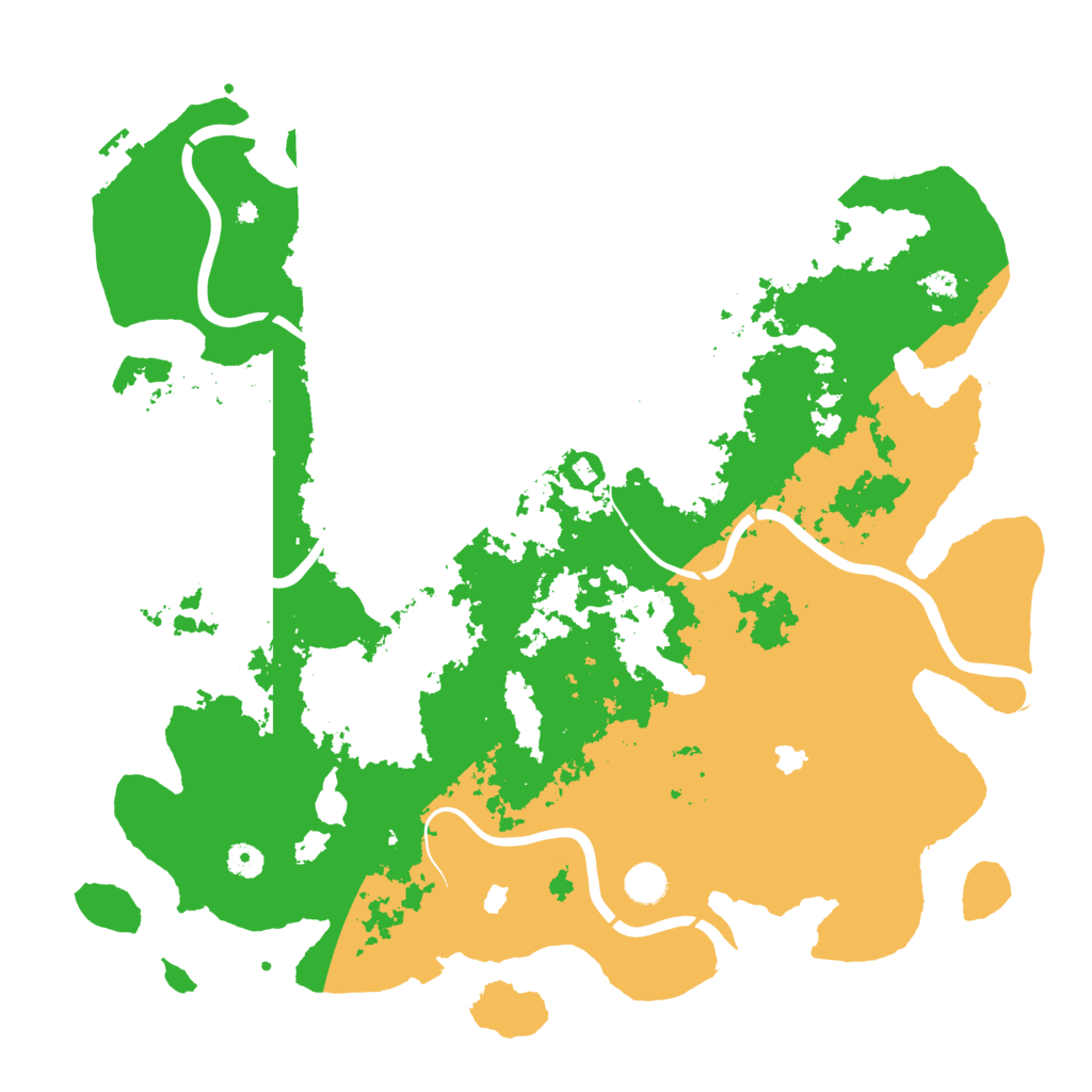 Biome Rust Map: Procedural Map, Size: 4600, Seed: 84327