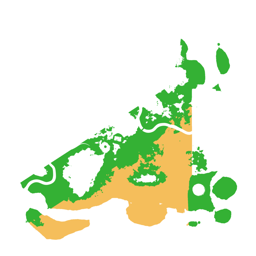 Biome Rust Map: Procedural Map, Size: 3850, Seed: 600764526
