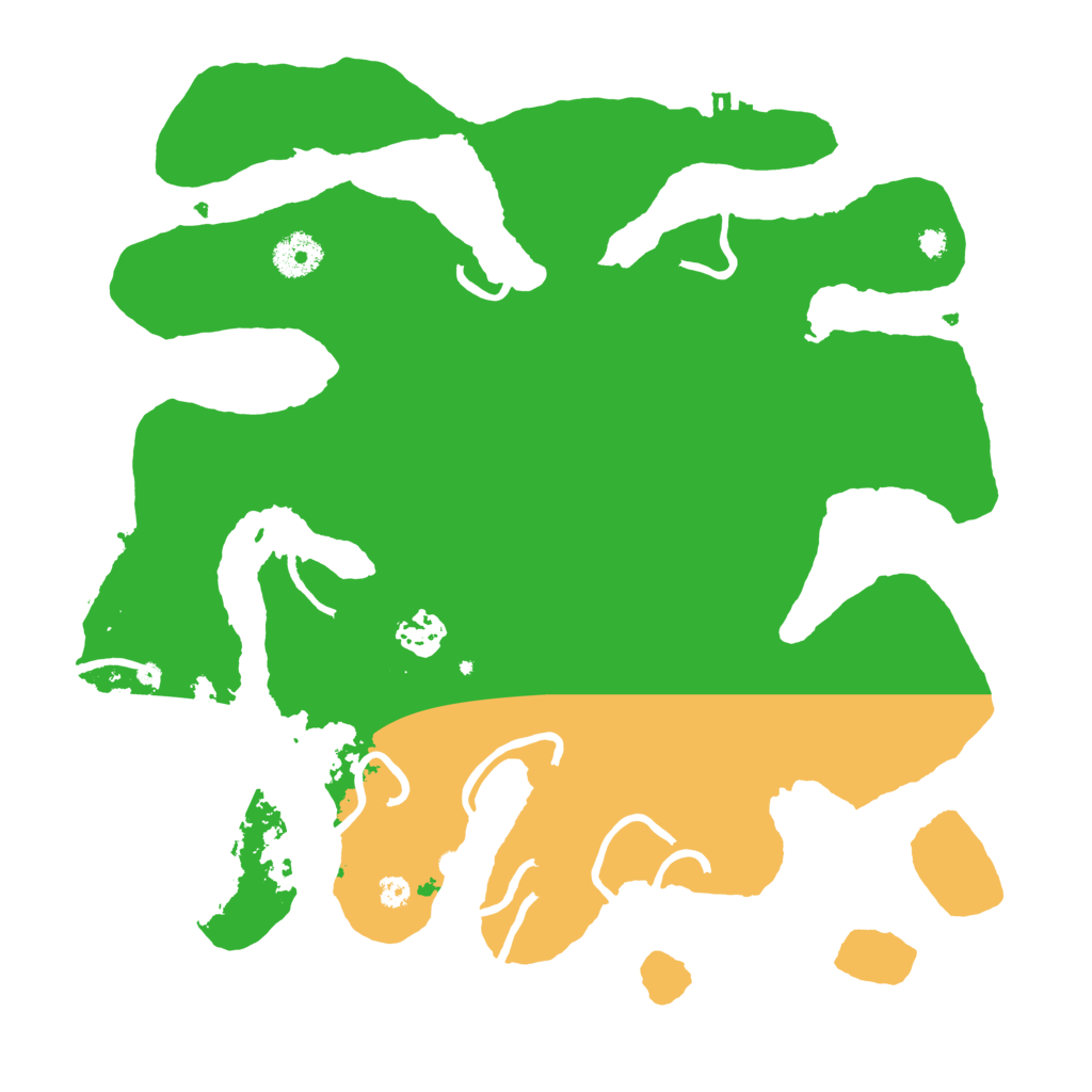 Biome Rust Map: Procedural Map, Size: 3550, Seed: 619509