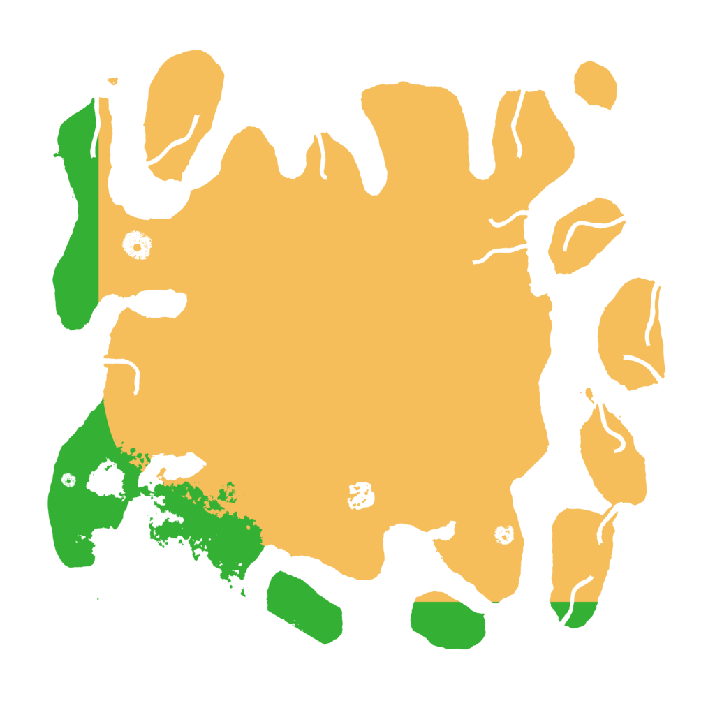 Biome Rust Map: Procedural Map, Size: 3800, Seed: 65281