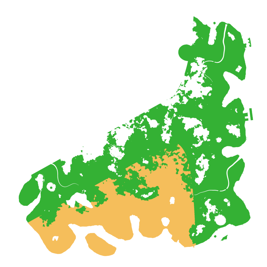 Biome Rust Map: Procedural Map, Size: 4500, Seed: 470485