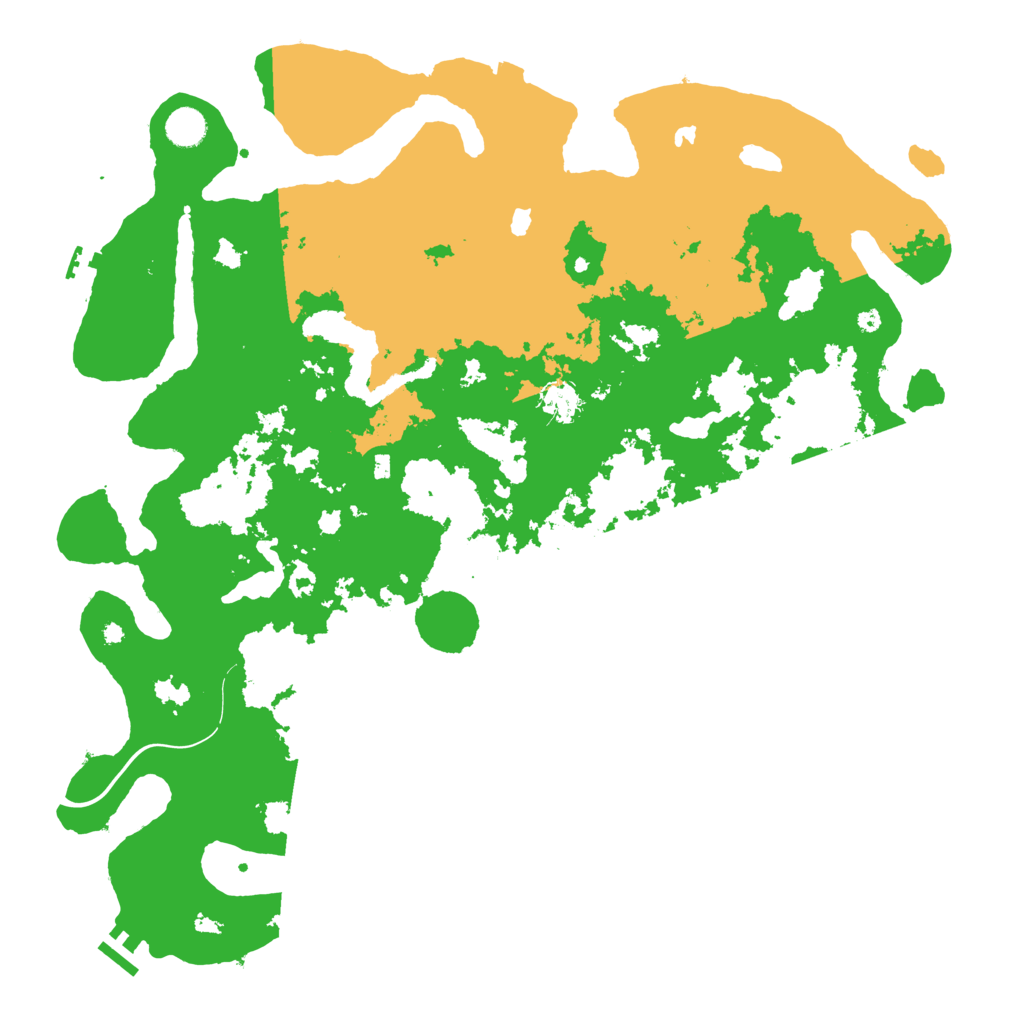 Biome Rust Map: Procedural Map, Size: 4500, Seed: 5719310
