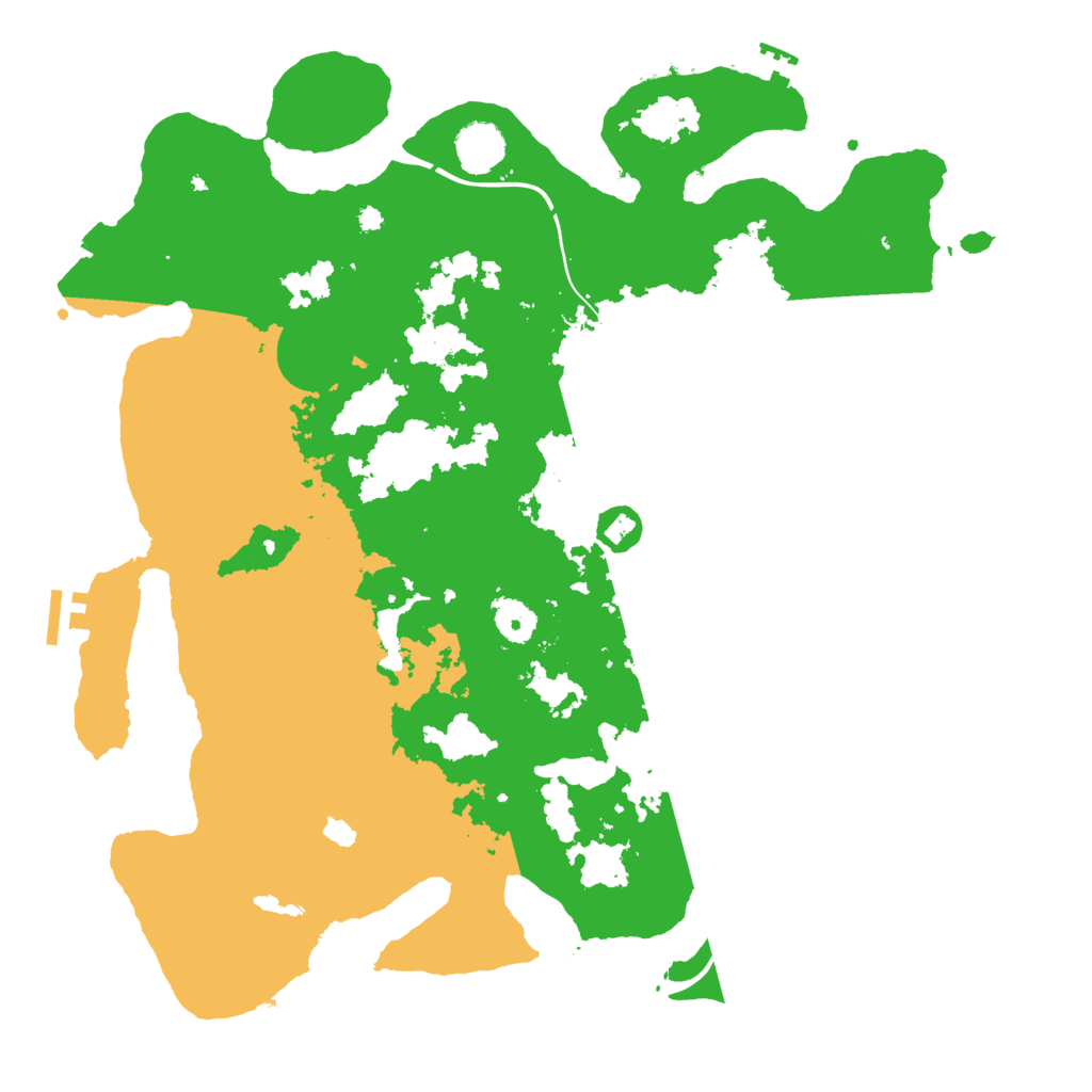 Biome Rust Map: Procedural Map, Size: 4000, Seed: 44776