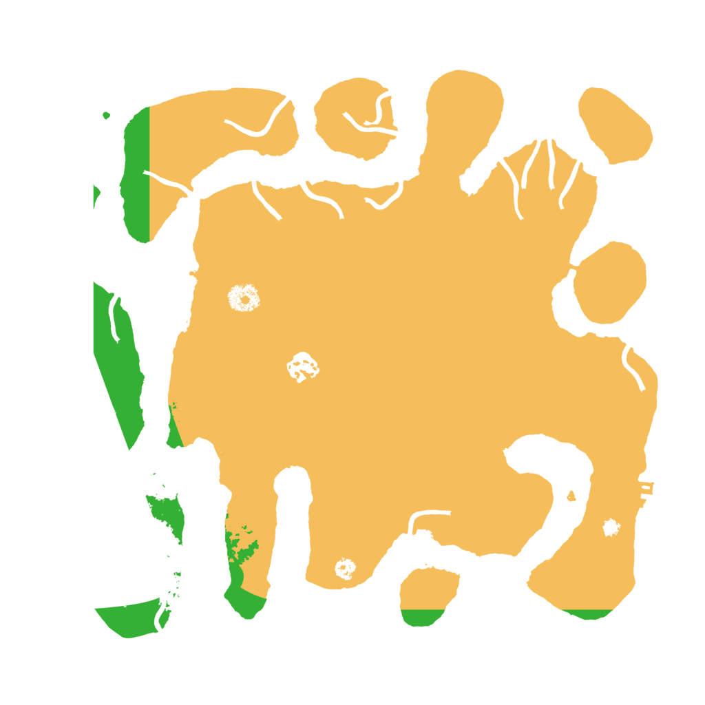 Biome Rust Map: Procedural Map, Size: 3500, Seed: 315218688