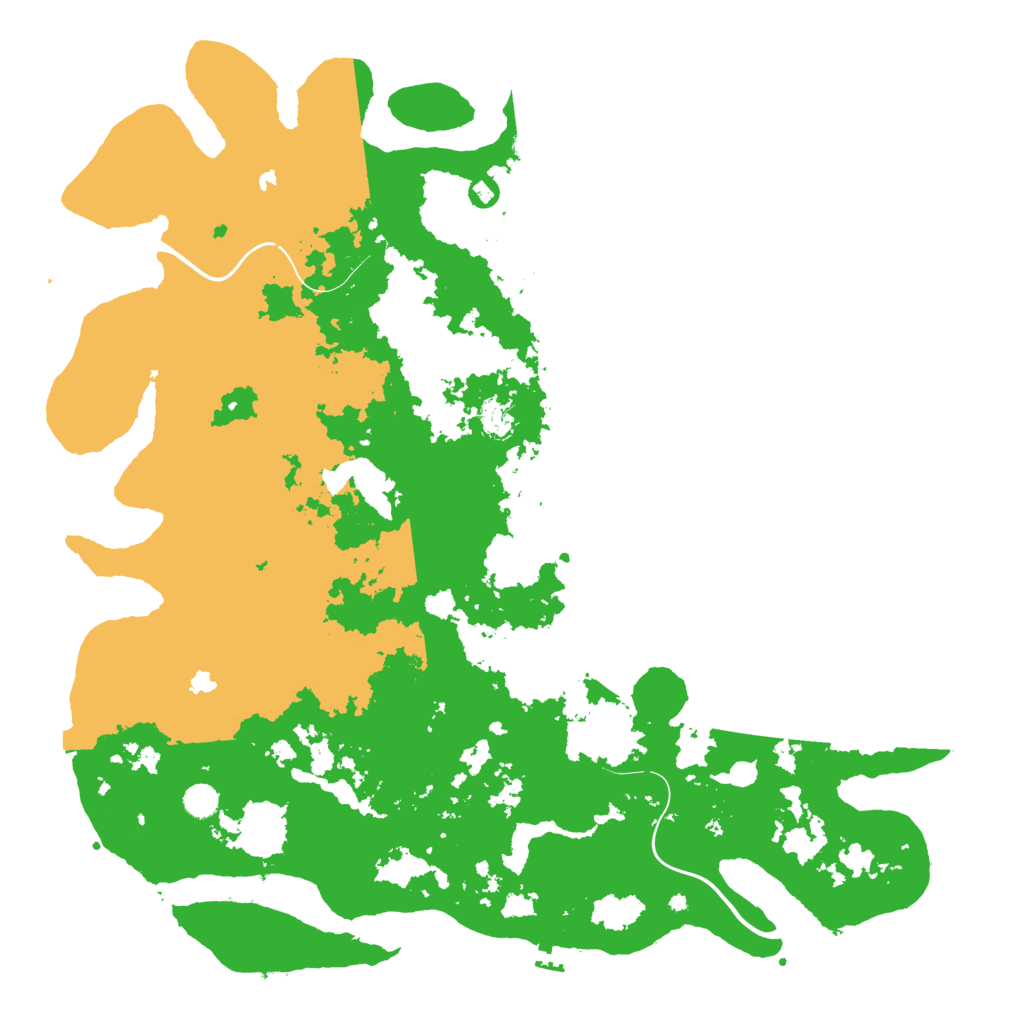Biome Rust Map: Procedural Map, Size: 5200, Seed: 6378