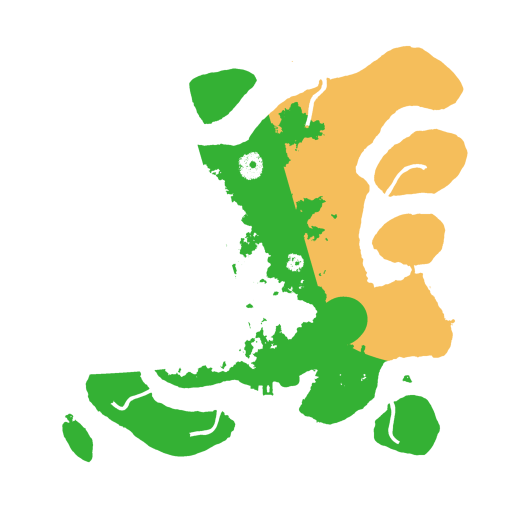 Biome Rust Map: Procedural Map, Size: 3000, Seed: 774102714