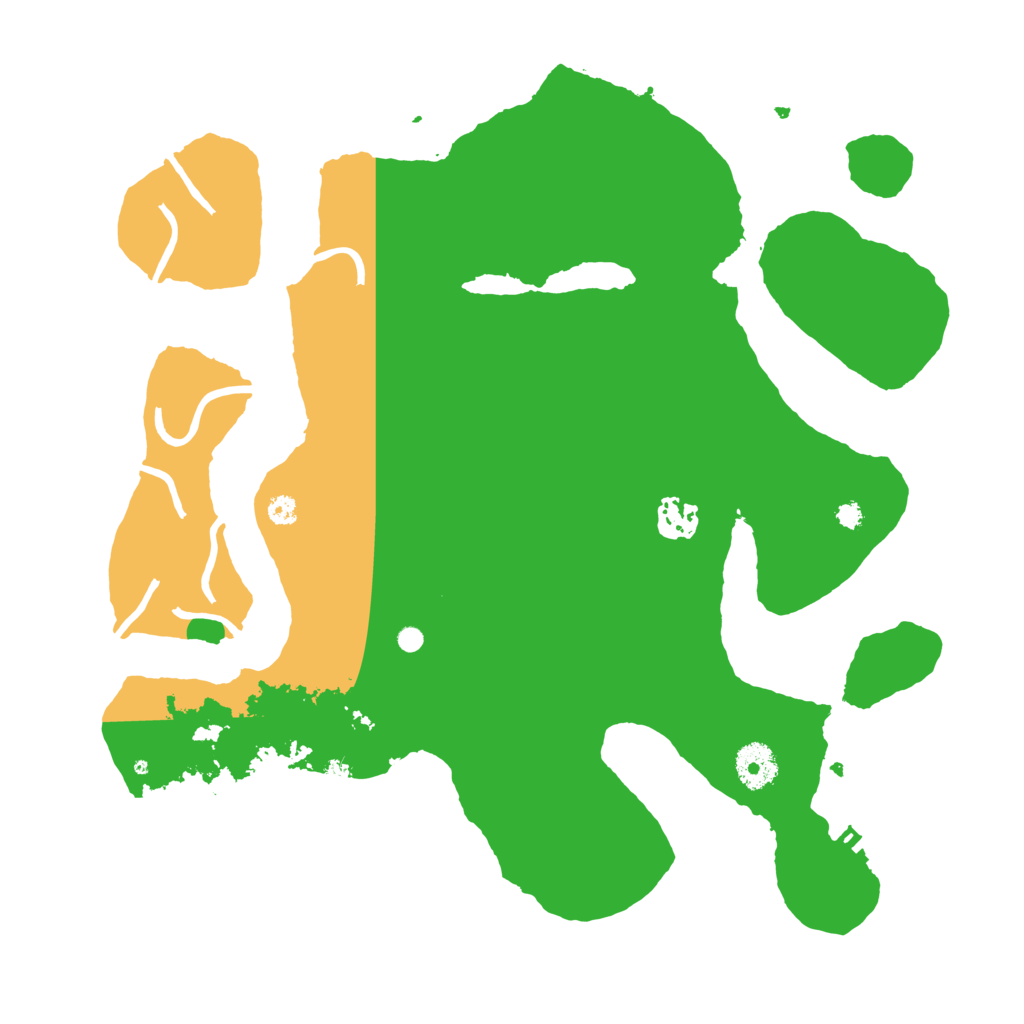 Biome Rust Map: Procedural Map, Size: 3550, Seed: 674028