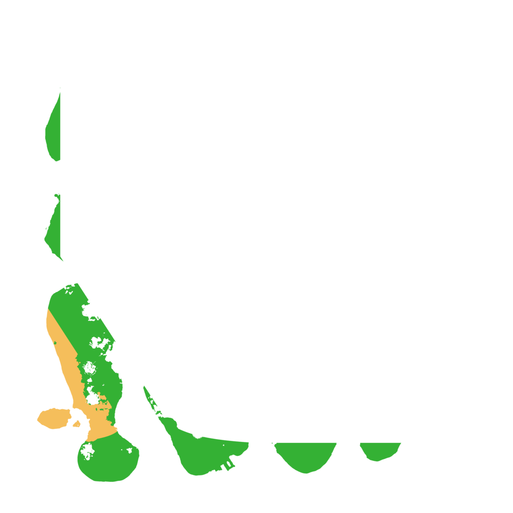 Biome Rust Map: Procedural Map, Size: 3550, Seed: 134977