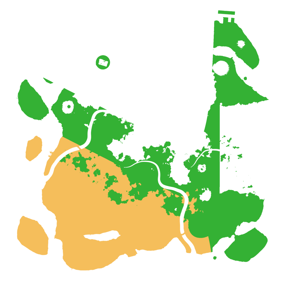 Biome Rust Map: Procedural Map, Size: 3510, Seed: 2632489