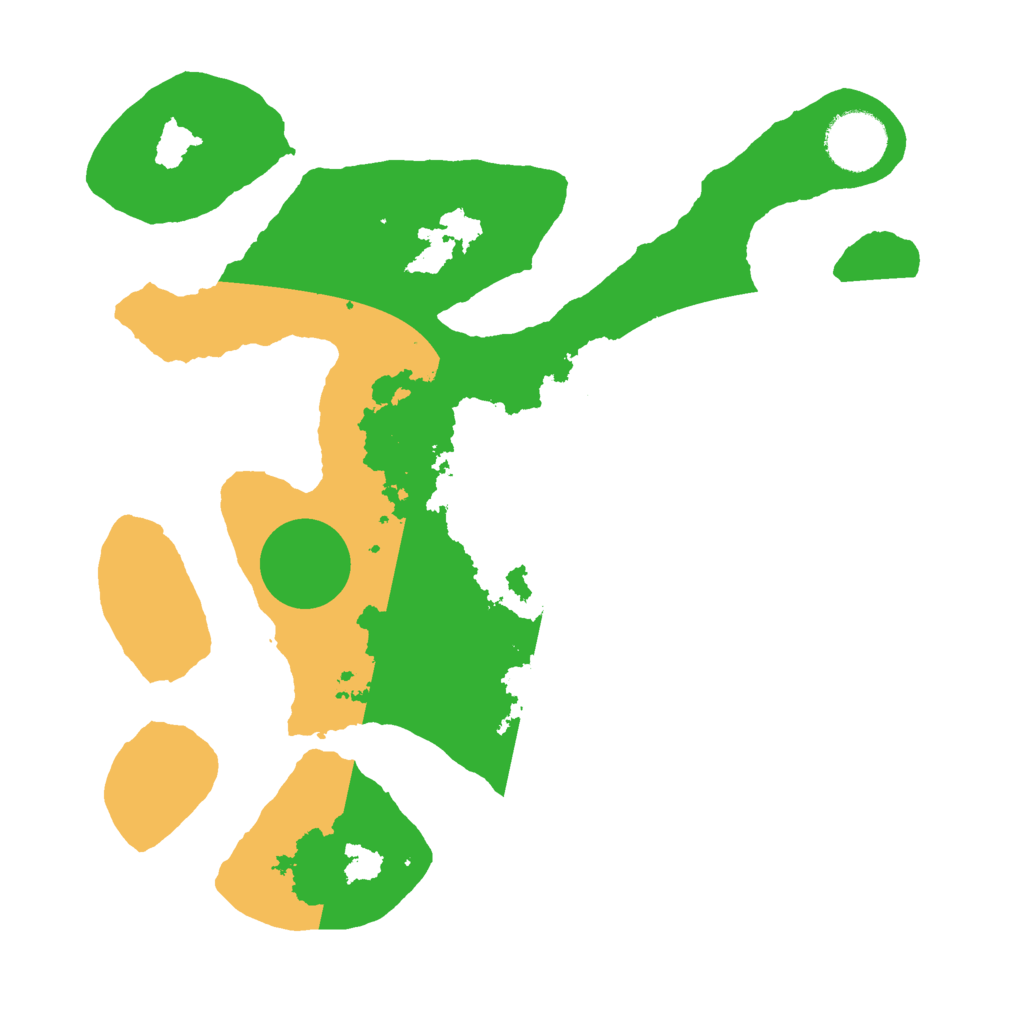 Biome Rust Map: Barren, Size: 3000, Seed: 987