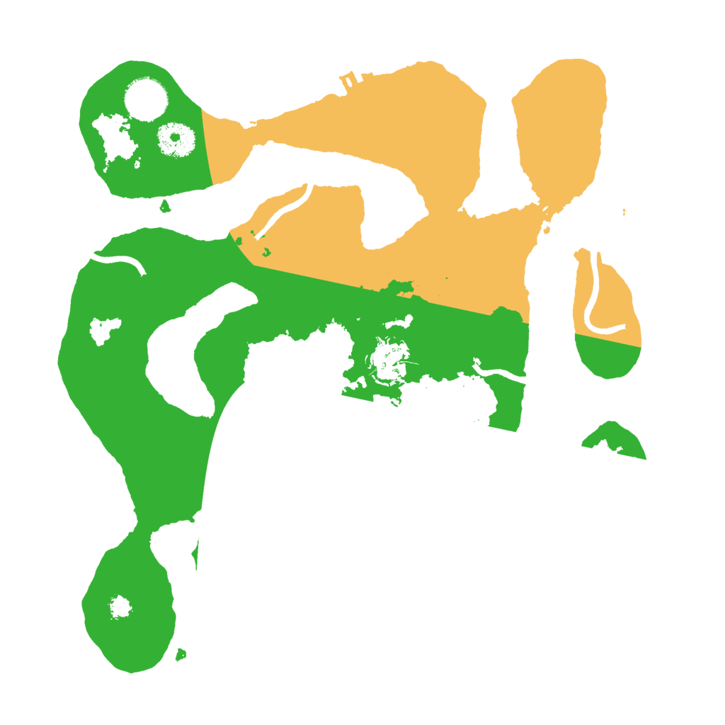 Biome Rust Map: Procedural Map, Size: 3000, Seed: 1248938