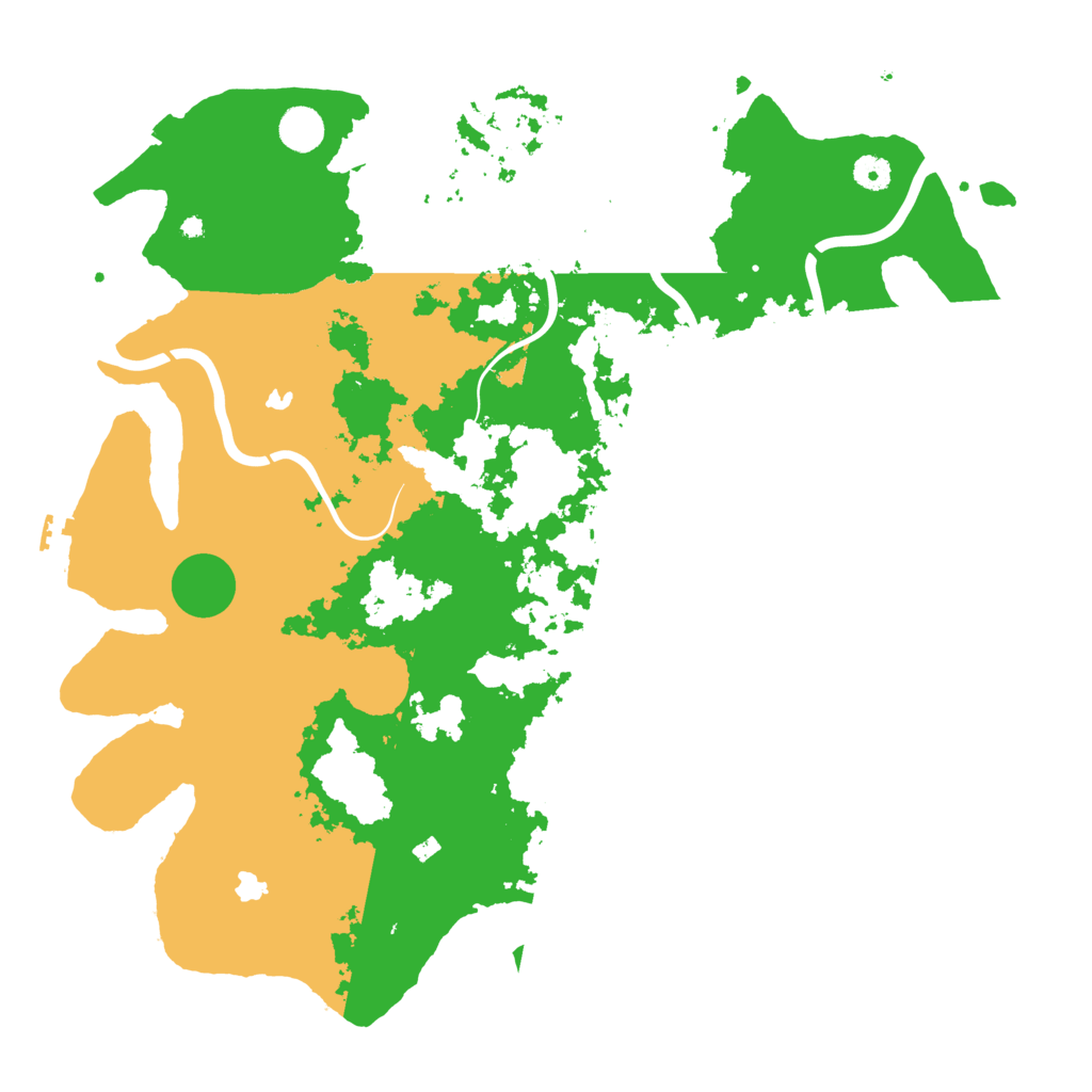 Biome Rust Map: Procedural Map, Size: 4500, Seed: 4223528