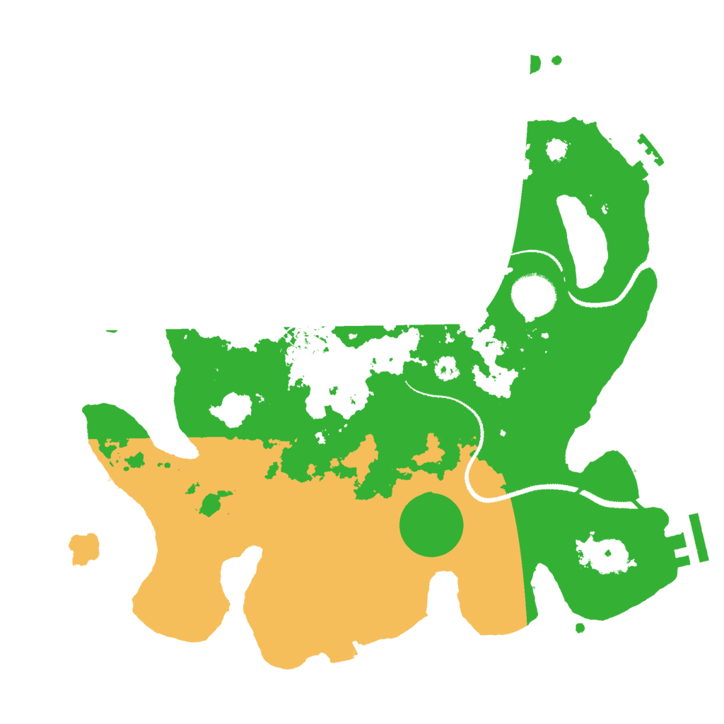 Biome Rust Map: Procedural Map, Size: 3000, Seed: 1404100013