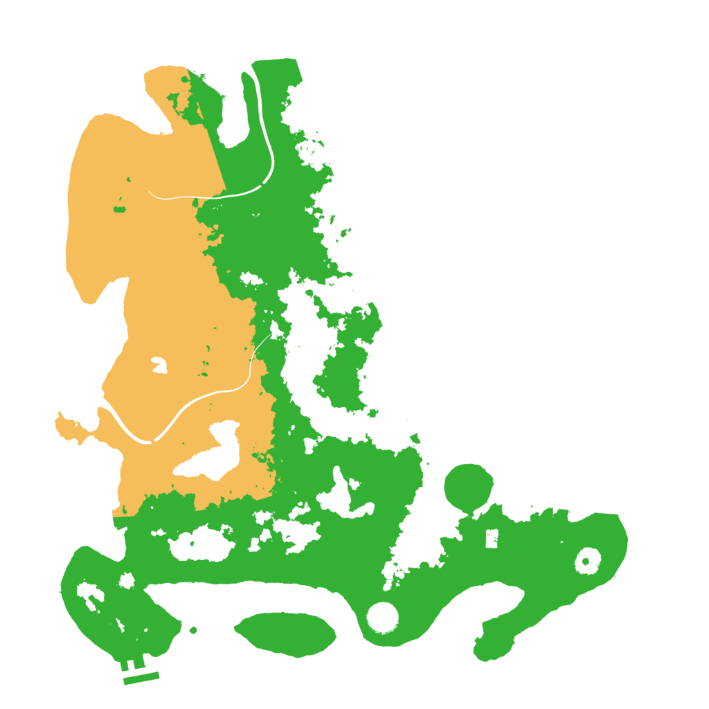 Biome Rust Map: Procedural Map, Size: 4000, Seed: 279434