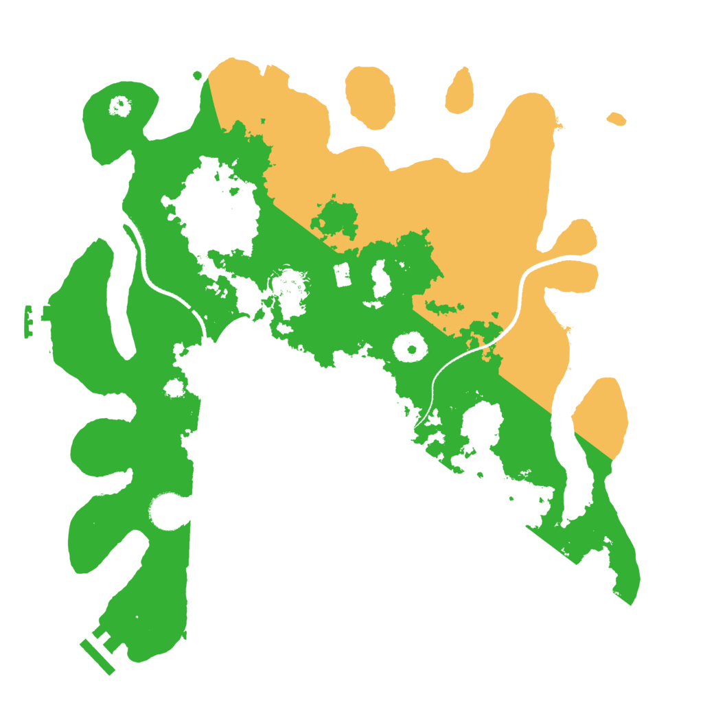 Biome Rust Map: Procedural Map, Size: 3269, Seed: 8675309