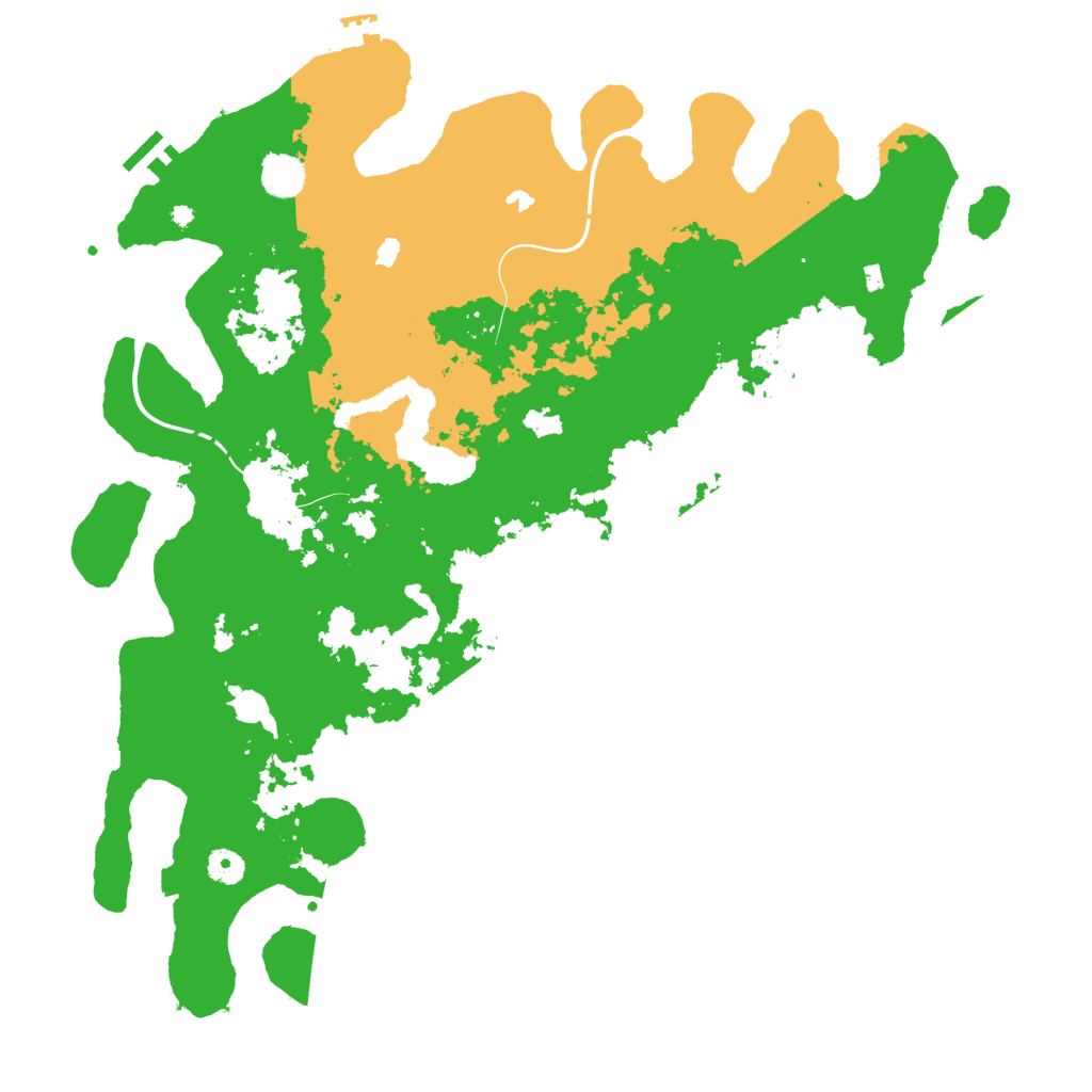 Biome Rust Map: Procedural Map, Size: 4500, Seed: 1326456