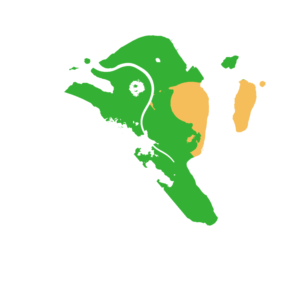 Biome Rust Map: Procedural Map, Size: 2000, Seed: 574023376