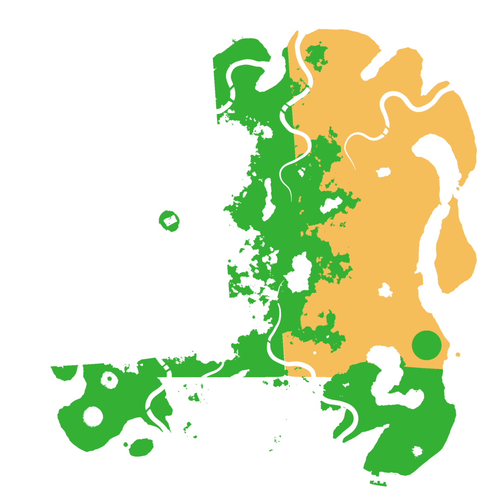 Biome Rust Map: Procedural Map, Size: 4500, Seed: 852200