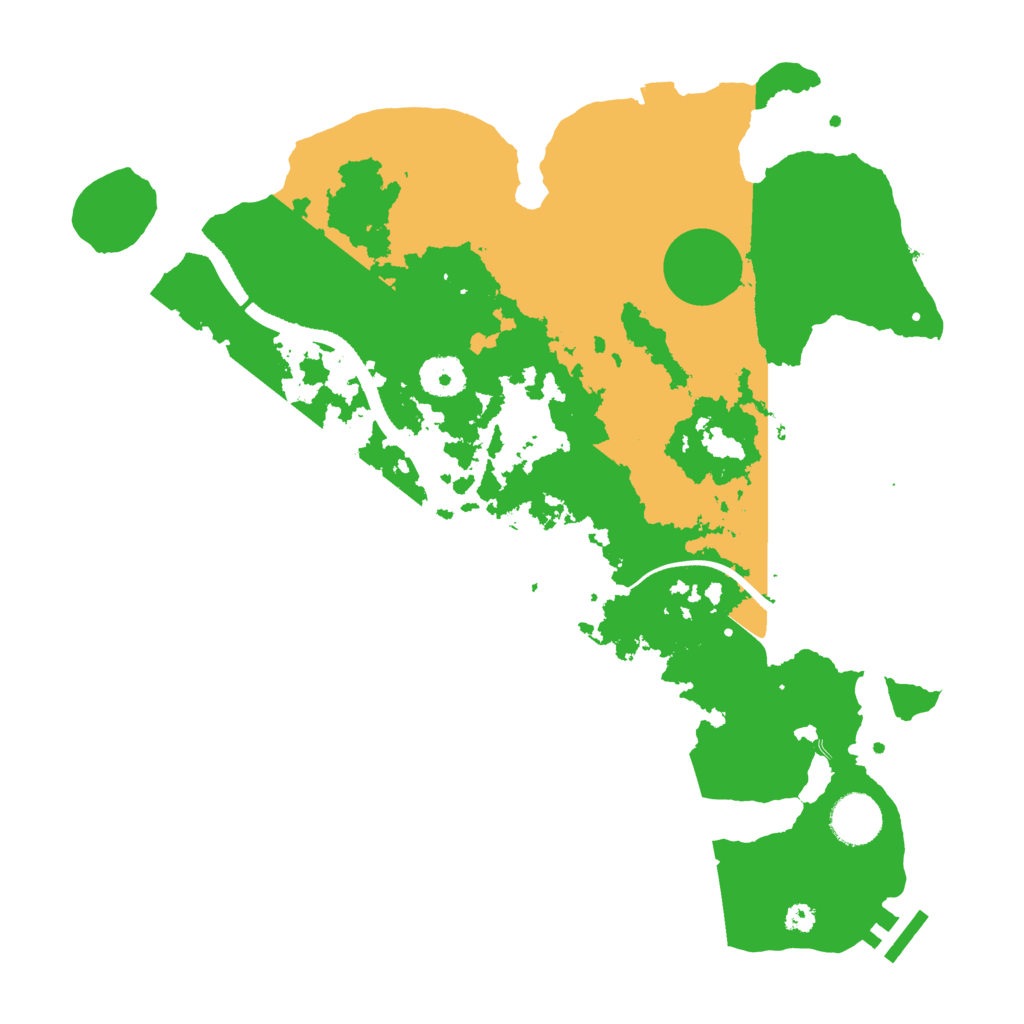 Biome Rust Map: Procedural Map, Size: 3510, Seed: 4059864